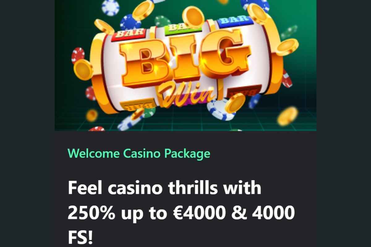 Betrix Casino Welcome Bonus